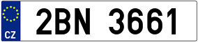 Truck License Plate